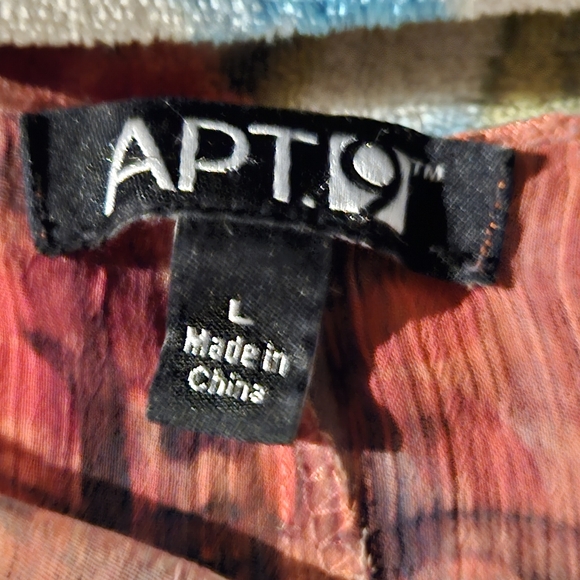 Womens Large Bohemian Sheer top by Apt 9 - Picture 3 of 6